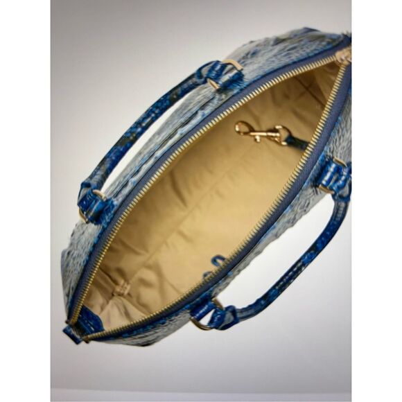 NWT Brahmin Duxbury Satchel Blue Viper Ombre Melbourne - Picture 6 of 6